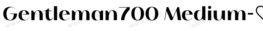 Gentleman700 Medium字体转换